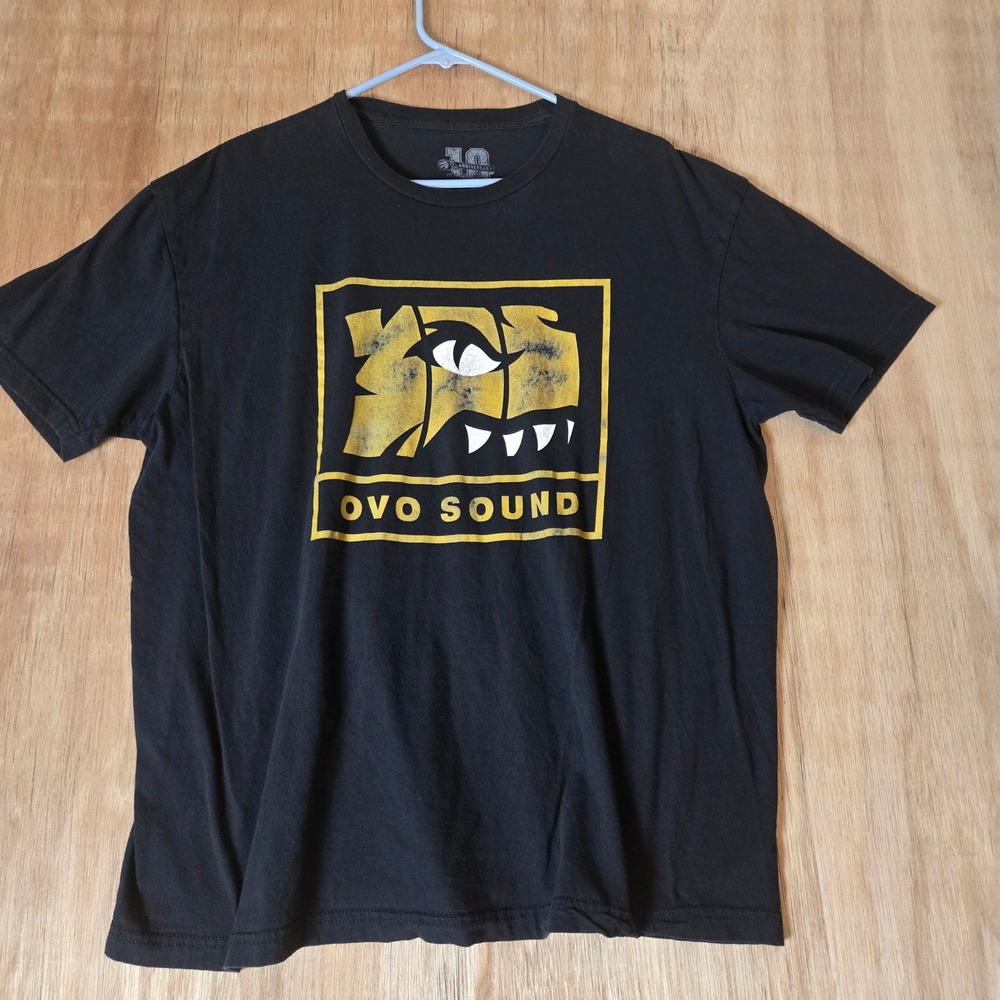 OVO Sound Drake Welcome to the OVO Fest Graphic Tee Shirt Black Mens L Estimated